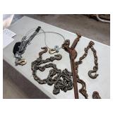 CHAINS, BINDER AND COME ALONG CHAINS, BINDER AND COME ALONG