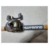 FISHING ROD, REEL AND LINE. FISHING ROD, REEL AND LINE.