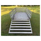 ALIMINUM TRAILER, TILT DECK WITH RAMP ALIMINUM TRAILER, TILT DECK WITH RAMP