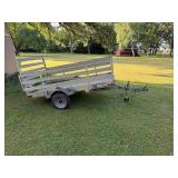ALIMINUM TRAILER, TILT DECK WITH RAMP ALIMINUM TRAILER, TILT DECK WITH RAMP