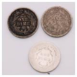 US Seated Liberty Dime Lot US Seated Liberty Dime Lot