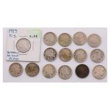US Buffalo Nickel Lot of 15 US Buffalo Nickel Lot of 15