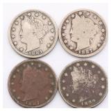 US Liberty Head Nickel Lot of 11 US Liberty Head Nickel Lot of 11