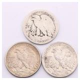 US Walking Liberty Half Dollar Lot of 6 US Walking Liberty Half Dollar Lot of 6