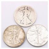 US Walking Liberty Half Dollar Lot of 6 US Walking Liberty Half Dollar Lot of 6