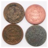 US Large Cent Lot of 7 US Large Cent Lot of 7