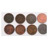 US Large Cent Lot of 7 US Large Cent Lot of 7