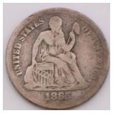 1865-S Seated Liberty Dime *** 1865-S Seated Liberty Dime ***