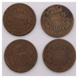 US Shield Nickel Lot of 8 US Shield Nickel Lot of 8