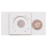 US Seated Liberty Lot - Dime, Quarter, Half US Seated Liberty Lot - Dime, Quarter, Half