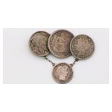 Rare Coin Chain - Seated Liberty, Barber, Buffalo Rare Coin Chain - Seated Liberty, Barber, Buffalo