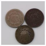 US Shield Nickel Lot of 10 US Shield Nickel Lot of 10