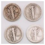 US Mercury Dime Lot of 12 US Mercury Dime Lot of 12