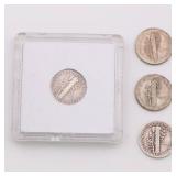 US Mercury Dime Lot of 12 US Mercury Dime Lot of 12