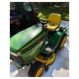 John Deere GT225 Lawn Mower and Bagger