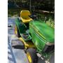John Deere GT225 Lawn Mower and Bagger