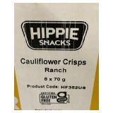 SC 5 - Hippie Snacks Cauliflower Crisps Classic Ranch 8-Pack (2.5 oz, Gluten Free)