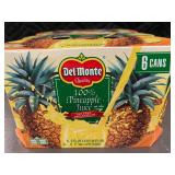 VA 4 - Del Monte 100 Percent Pineapple Juice 12-Count 6 fl oz Cans (Best by May 2025) VA 4 - Del Monte 100 Percent Pineapple Juice 12-Count 6 fl oz Cans (Best by May 2025)
