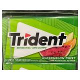FL 5 - Trident Watermelon Twist Gum 12-Pack (14-Stick Each), Best By 05/2026