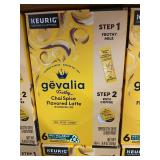 UT 1 - Bulk Lot Gevalia Chai Spice Flavored Latte Keurig K-Cup Pods 6-Count Boxes