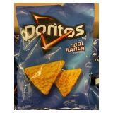 SC 6 - Bulk Lot Doritos Cool Ranch Tortilla Chips, Factory Sealed, Use By 20May25 SC 6 - Bulk Lot Doritos Cool Ranch Tortilla Chips, Factory Sealed, Use By 20May25