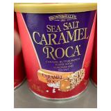 OR 1 - 3 Brown & Haley Sea Salt Caramel Roca 10oz Tins, Best by 07MAR25 OR 1 - 3 Brown & Haley Sea Salt Caramel Roca 10oz Tins, Best by 07MAR25