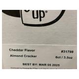 NV 4 - You Need This Cheddar Almond Flour Crackers, 6-Count Boxes, Exp 3/2025 NV 4 - You Need This Cheddar Almond Flour Crackers, 6-Count Boxes, Exp 3/2025