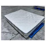 Beautyrest BR800 Plush Euro Top Queen Mattress — NO RESERVE