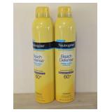 2 Pack Neutrogena Beach Defense Body Sunscreen Spray, SPF 30, 8.5 oz - 17 Oz Total