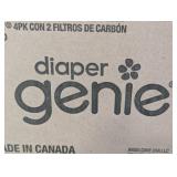 Diaper Genie Diaper Pail Round Refills, Clean Laundry, Holds up to 2560 Newborn Diapers, 8 Pack