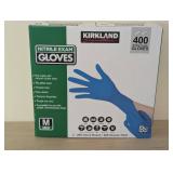Kirkland Signature Nitrile Exam Gloves, 400-count, Size Medium