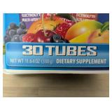 Zipfizz Multi-Vitamin Energy Hydration Drink Mix Grape Fruit Punch Mango Pack of 29 Pieces(1 fruit Punch Gone)