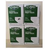 Curad Alcohol Prep Pads, Medium 2-Ply, 400 Count