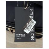 Sonia Kashuk™ Double Zip Train Case Makeup Bag - Black