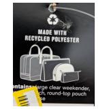 Sonia Kashuk Makeup Organizer Bag Set Clear Weekender 4 Bags - New