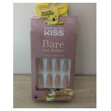 Kiss Long Glue-On Manicure Bare but Better 86572 Press On Nails