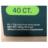 AG1 Greens Powder - 40/Pk - Super Food - Probiotics - Greens - Vitamins & Minerals