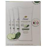 Dove Advanced Care Invisible+ Deodorant, 2.6 oz, 4-pack