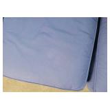 Thomasville Blue Chambray 3 Cushion Sofa