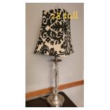 Crystal Stem Candlestick Table Lamps
