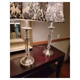 Crystal Stem Candlestick Table Lamps