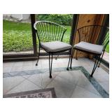 Black Iron Patio Chairs