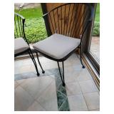 Black Iron Patio Chairs