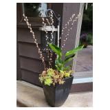 Black Commercial Resin Outdoor Planters