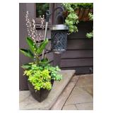 Black Commercial Resin Outdoor Planters