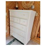 Charming French Vanilla 5 Drawer Dresser