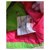 Lime Green and Pink Kids Spyder Winter Jacket ~ 14