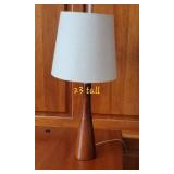 Wood Pin Table Lamp