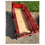 Classic Radio Flyer Town and Country Wood Wagon