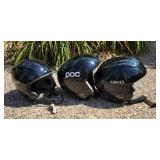 Black Ski Helmets ~ POC * Giro